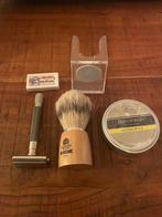 Retro Scheerset met Schone Mesjes, Ophalen of Verzenden, Gebruikt, Gehele gezicht, Verzorging