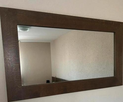 Goossens Spiegel 120x70cm - Donker Houten Lijst, Huis en Inrichting, Woonaccessoires | Spiegels, Gebruikt, 100 tot 125 cm, Minder dan 100 cm