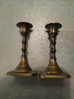 2 miniatuur koperen kandelaars, Antiek en Kunst, Antiek | Koper en Brons, Ophalen of Verzenden
