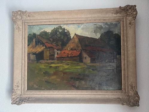 Klassiek Schilderij Jan Korthals 88 x 70 cm, Antiek en Kunst, Kunst | Schilderijen | Klassiek, Ophalen