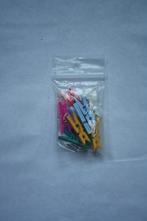 3 zakjes wasknijpertjes mini assortie, Ophalen of Verzenden, Nieuw, Materiaal