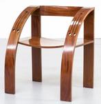 Vintage stoel chair Henk de Vries Japara 1990 design dutch, Ophalen, Gebruikt, Bruin, Nvt