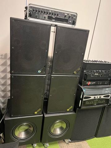 Speakerset conpleet voor horeca / bar / restaurant beschikbaar voor biedingen