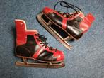 Leren ijshockey schaatsen maat 43 (rood zwart), Overige merken, Gebruikt, Ophalen of Verzenden, IJshockeyschaatsen