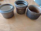 3 Vintage bloempotjes van Vest keramiek, Antiek en Kunst, Ophalen