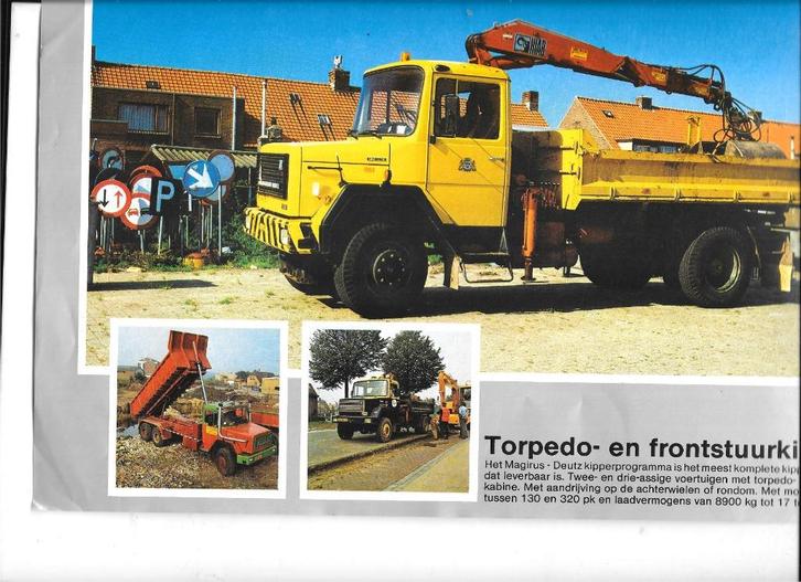 MAGIRUS DEUTZ 1981 & 2000, Boeken, Auto's | Folders en Tijdschriften, Zo goed als nieuw, Overige merken, Ophalen of Verzenden