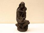 Bronzen beeld van een vrouw met een kind 37136, Ophalen of Verzenden, Gebruikt, Mens
