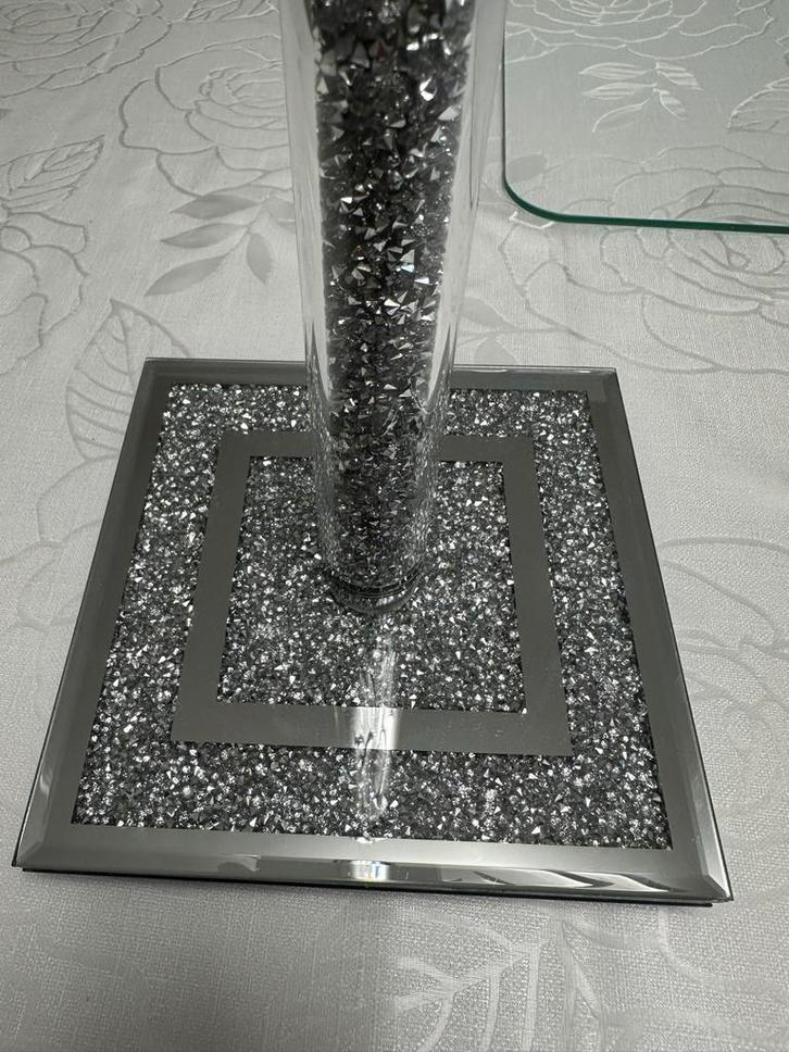 Bling Keukenrolhouder/Armbandenhouder Glas Strass, Huis en Inrichting, Woonaccessoires | Kandelaars en Kaarsen, Nieuw, Kandelaar