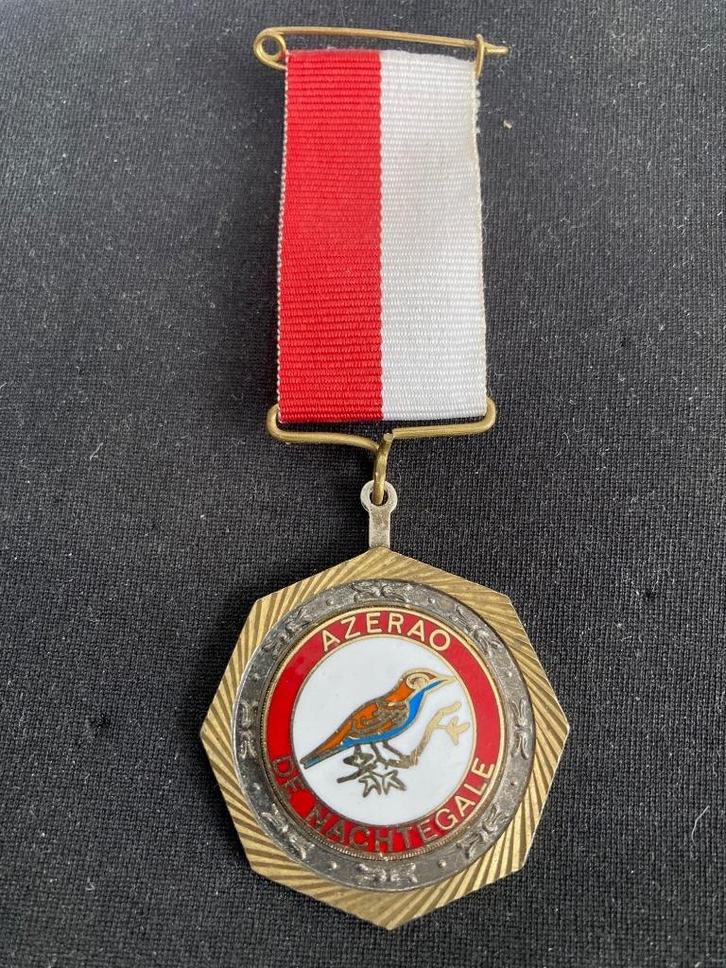 Carnaval onderscheiding CV de Nachtegale Azenroa anno 1959, Postzegels en Munten, Penningen en Medailles, Overige materialen, Nederland