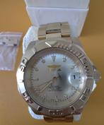 Invicta Pro Diver 9010 horloge goudkleurig automatisch Japan, Staal, Staal, Polshorloge, Zo goed als nieuw