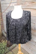 Blouson zwart/ zilver Magna mt 40/42 Vaste prijs, Kleding | Dames, Blouses en Tunieken, Maat 38/40 (M), Zwart, Ophalen of Verzenden