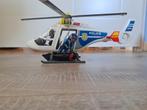 Playmobile politie helicopter zgan, Ophalen of Verzenden, Zo goed als nieuw
