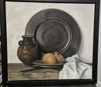 schilderij van André Verhelst: Uien op bord, Antiek en Kunst, Ophalen