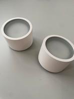 2 x Arcchio downlight Nieva, GX53, wit, rond, Ø 10cm, metaal, Ophalen of Verzenden, Gebruikt, Metaal