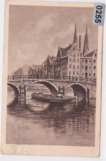 150255 Brug Haarlem zeer oude unieke gelopen fotokaart 1953 beschikbaar voor biedingen
