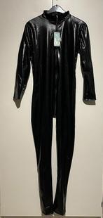 glanzend zwart catsuit, maat 42, Kleding | Dames, Ophalen of Verzenden, Nieuw