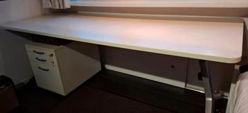 Wit bureau 200 x 80cm