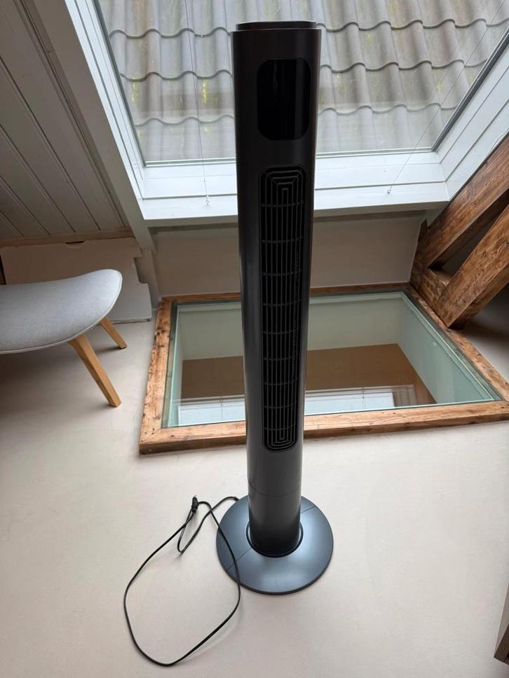 Koenic torenventilator donkergrijs, Witgoed en Apparatuur, Ventilatoren, Zo goed als nieuw, Torenventilator, Ophalen