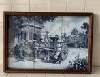 Delfts blauwe plateau: hulde aan het bruidspaar 1872, Ophalen