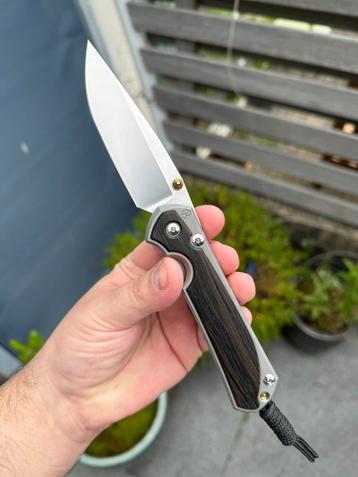 Chris Reeve Large Sebenza 31 Bog Oak Magnacut beschikbaar voor biedingen