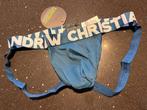 andrew christian, jock, ribbed, maat L, blauw, Ophalen of Verzenden, Blauw, Slip