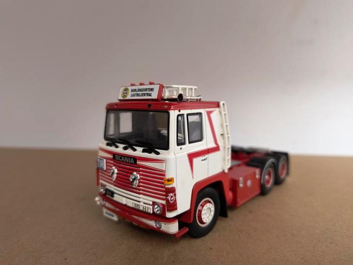 Tekno Scania Borlangeortens, Hobby en Vrije tijd, Modelauto's | 1:50, Zo goed als nieuw, Bus of Vrachtwagen, Tekno, Ophalen of Verzenden