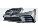 Bumper Mercedes C Klasse W205 AMG Facelift 18- Voorbumper KS, Gebruikt, Voor, 6 maanden garantie, Ophalen of Verzenden