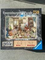 Escape puzzel kunst atelier Ravensburger, Ophalen, 500 t/m 1500 stukjes, Zo goed als nieuw