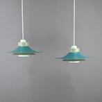 Set Horn lampen - Deens design hanglampen in groen, Ophalen of Verzenden, Zo goed als nieuw, Metaal, Deens design