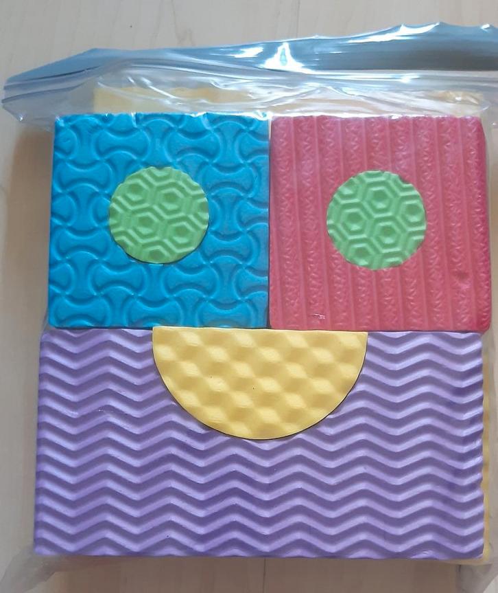 2 Setjes Foam Blokken - Bouwplezier!, Kinderen en Baby's, Speelgoed | Educatief en Creatief, Gebruikt, Knutselen, Bouwen, Ophalen of Verzenden