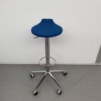 Gispen/Casala hoge design bar krukken - met breukje leuning, Ophalen, In hoogte verstelbaar, 60 tot 90 cm, Gebruikt