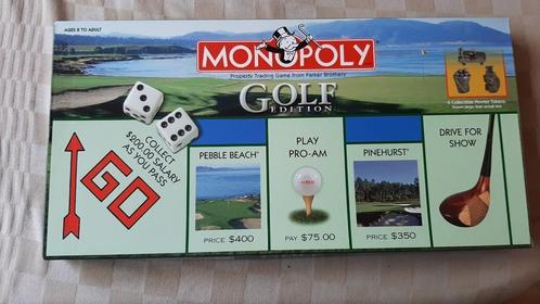 bordspel nieuw Monopoly Golf Monopolie 3e editie fraai, Hobby en Vrije tijd, Gezelschapsspellen | Bordspellen, Nieuw, Een of twee spelers
