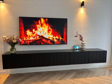 Ikea Besta TV Meubel - Zwartbruin - afbeelding 1