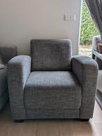 Grijze fauteuil, Ophalen, Gebruikt, Eenpersoons, 75 tot 100 cm