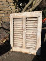 Louvre deur, paneel, luik, zwaar hout, Ophalen of Verzenden