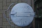 Zinken vuilnisbak, Spijkenisse, in een zeer goede staat., Antiek en Kunst, Curiosa en Brocante, Ophalen of Verzenden