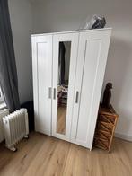 Brimnes kledingkast met 3 deuren, wit, 117x190 cm, Huis en Inrichting, Kasten | Kledingkasten, Ophalen, Met hangruimte, 50 tot 100 cm