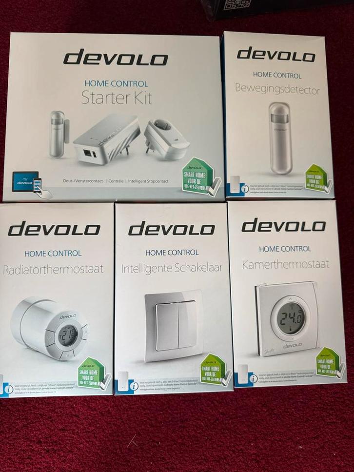 Nieuwe Devolo Smart Home Kit - Compleet!, Doe-het-zelf en Verbouw, Alarmsystemen, Nieuw, Compleet systeem, Beweging, Draadloos