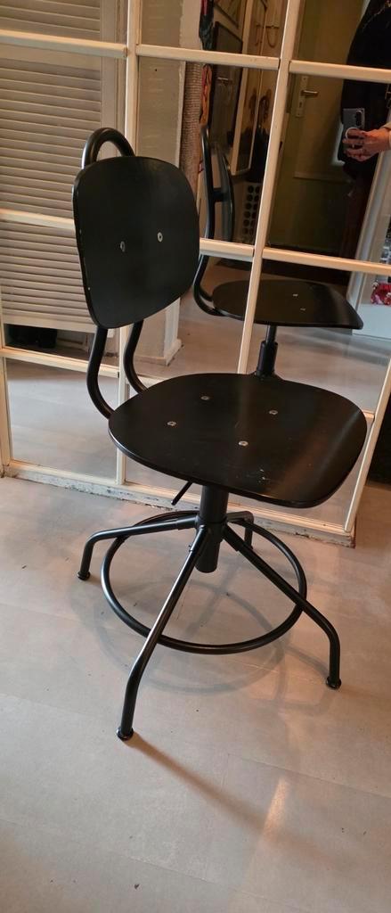 IKEA KULLABERG bureaustoel - Zwart, Huis en Inrichting, Stoelen, Ophalen of Verzenden