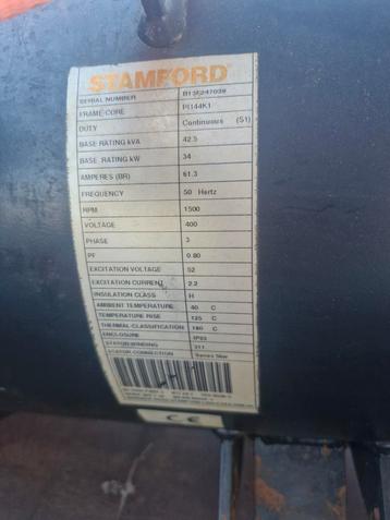 Stamford Generator 42.5 kVA beschikbaar voor biedingen