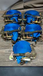 Spanbanden sjorbanden 10 meter blauw 5000 kg, Ophalen of Verzenden, Nieuw