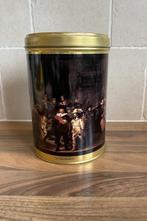 blik met afb. van de Nachtwacht van Rembrandt, spaghettiblik, Ophalen of Verzenden, Zo goed als nieuw, Koek(jes), Overige merken