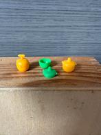 3x potje met deksel - hxb ca 1x1cm - kunststof, Ophalen of Verzenden, Zo goed als nieuw, Poppenhuis
