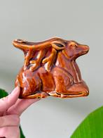 Vintage hertje asbak tafelasbak bloempotje plantenpotje, Ophalen of Verzenden