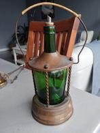 Antieke drankfles met muziek speeldoos Koper, Verzamelen, Ophalen of Verzenden, Gebruikt