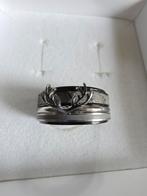 Zwart/zilver/grijs IXXXI ring mt 21. H10, Overige materialen, 20 of groter, Zwart, Ophalen of Verzenden