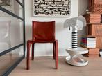 Vintage CAB Chair Mario Bellini voor Cassina, Huis en Inrichting, Stoelen, Gebruikt, Bruin, Leer, Ophalen of Verzenden