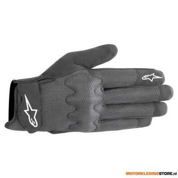 Alpinestars Stated Air Motorhandschoenen, Zwart-Zilver beschikbaar voor biedingen