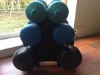 Dumbellsset merk Energetics, Sport en Fitness, Ophalen, Kunststof, Gebruikt, Overige typen
