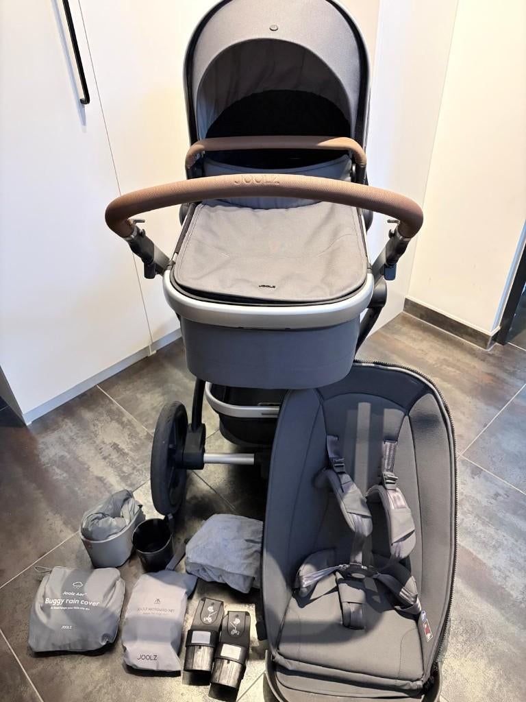 Kinderwagen Joolz day+ met veel accessoires!, Gebruikt, Verstelbare duwstang, Ophalen, Kinderwagen